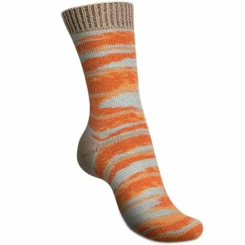 Regia 4-Fach Pairfect Riverside Color 7156 - Orange Wolle Garn