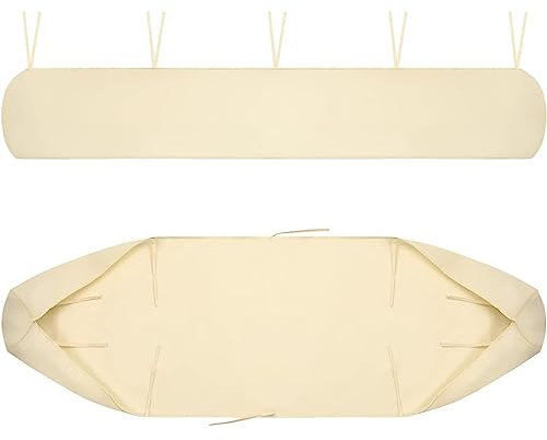 Tende da Sole per Giardini, Coperture Tettoia Tessuto 420D Oxford Protettiva Antipolvere Impermeabile, per Avvolgibile A Scomparsa, Patio Veranda Esterno Invernale ﻿ (Beige, 2M)
