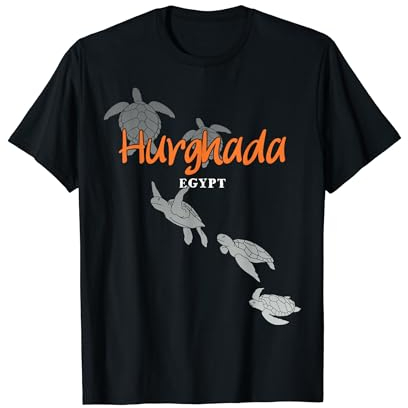 Hurghada Meeresschildkröten, Tauchen mit Schildkröten T-Shirt
