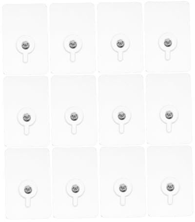 PRETYZOOM 12St Bild Aufhänger Nagel Nägel zum Aufhängen an der Wand spurloser Aufkleber an der Wand montiert Fotoaufkleber Haken Set zum Aufhängen von Bildern unsichtbar anschließen Halter