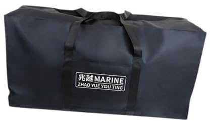 Oshhni Sac de Rangement pour Bateau de pêche Gonflable, Sac de Transport pour Bateau à Coque Simple, Sac pour Hors-Bord, Sac pour équipement de Plein air, 148 Cm X 45 Cm X 75