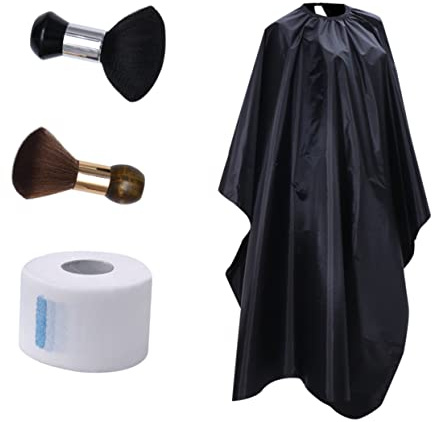 DRESSOOS Haarschnitt-tool-kit Cape Barber Set Styling-tools Neck Duster Pinsel Neck Strips Familie Verwenden