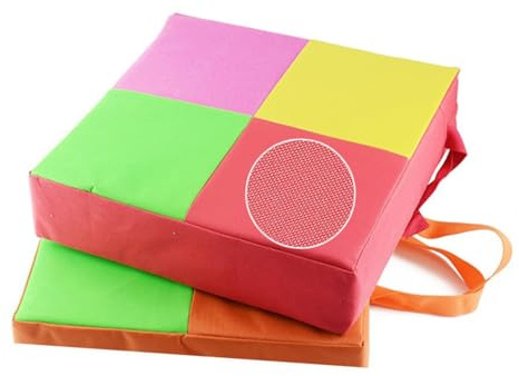 Kinder Esszimmerstuhl Sitzerhöhung, Verstellbar, Oxford Pvc | Zuhause und Restaurants, Kompakt, mit Starken Gurten und Schnallen, Orange, für Kinder Zufällige Farbe