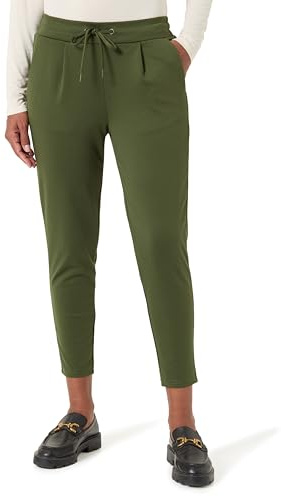 ICHI Ihkate Pa Pantalones Informales de Negocios, 190419/Rifle Green, M Mujeres