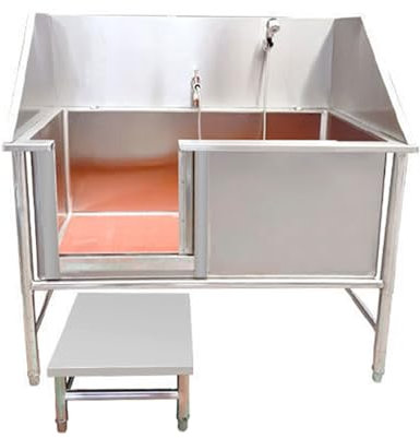 Générique Baignoire de toilettage pour Chien, Station de Lavage pour Animaux de Compagnie, Baignoire pour Chien, Station de Bain pour Chien Professionnelle en Acier Inoxydable, Station de Lavage pour