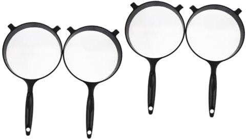 Cabilock 2 Juegos Colador De Harina Colador De Mano Tapón Del Del Fregadero Auto Bol Enchufar Pro De Harina De Mano De Tamizado Práctico Plastico Pp Black 2 Piezas * 2