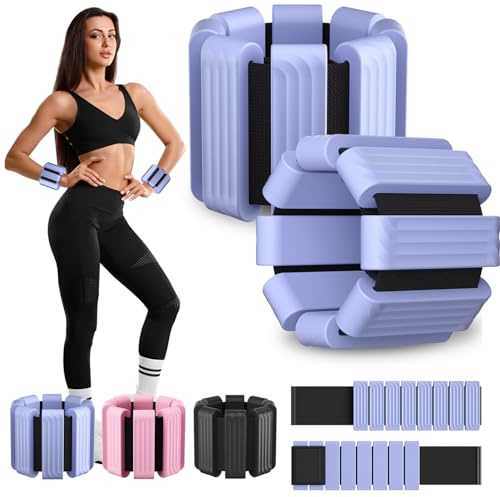 Giiyr Ankle Weights for Women Men,Adjustable Wrist Weights Set of 2(1lb Each),Wearable leg weights/arm weights，Wrist & Ankle Weights Bracelet for Yoga,Pilates,Running, Fitness,Physical Therapy