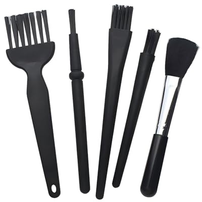 5PCS Keyboard Cleaning Kit – Anti Static Brushes for Computer PC Laptop Camera – Laptop Cleaning Kit with Nylon Bristles for Small Spaces Motherboard and Electronics