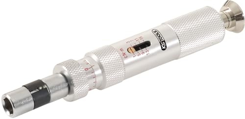 KS Tools ESD Drehmoment Schraubendreher 1/4 mit Mikrometerskala 516.3210 I 1-15 cNm I Gewindeschutz durch das richtige Drehmoment I Präzisions Schraubenzieher