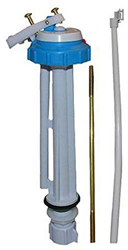 LASCO 04-4045 Toilet Ballcock with Anti-Syphon Plastic 8-1/2-Inch Fill Valve with Float Rod, Refill Tube and Nut