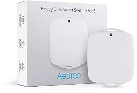 Aeotec Heavy Duty Smart Switch, Z-Wave Plus Home Security ON/Off Controller, 40 amps. Electricity Consumption & Monitoring