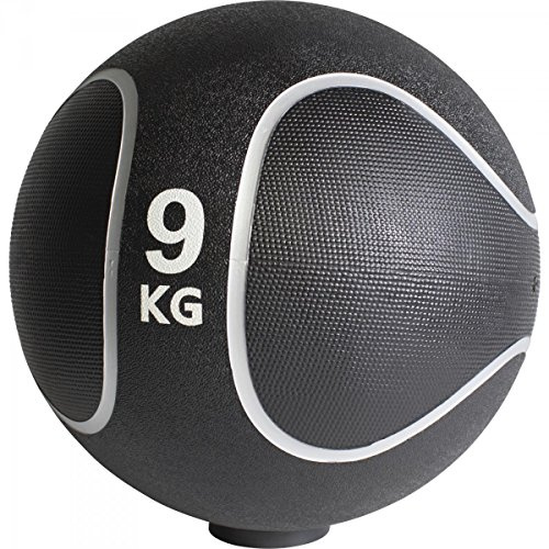 GORILLA SPORTS® Medizinball 1–10 kg, einzeln oder Set, 23/29 cm, aus Gummi | Rutschfeste und abriebfeste Oberfläche; Slam Ball, Gewichtsball, Trainingsball und Fitnessball für Kraft-Ausdauer