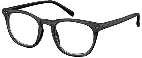 Photochrome Lesebrille im Retro-Stil, Progressive Multifokus-Lesebrille in doppelter Heller Farbe, Holzoptik, Flexible Federscharniere, beinahe zweifach verwendbare Lesebrille