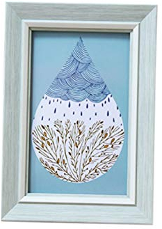 F-HOME Bilderrahmen, Fotorahmen Im Europäischen Stil for Wandbehang-Bilderrahmen-Wanddekoration-A4/21×29.7cm (Farbe : Grün, Größe : 21×29.7cm)