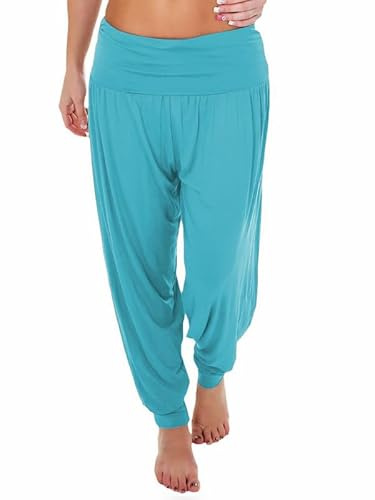R&N FASHIONS Damer plusstorlek harembyxor dam full längd stretch vardagsbyxor