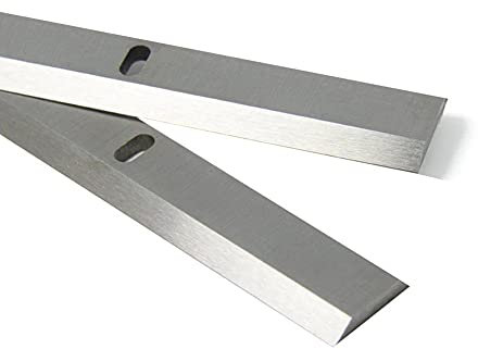 2 piezas para carpintería hoja cepilladora de un solo borde HSS grosor hoja cepilladora 319x18,2x3mm cepillo de madera para Ryobi ETP1531AK, como se muestra