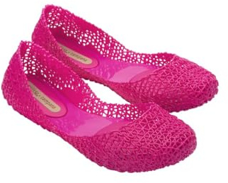Melissa Women's Paper Bell Ad Ballet Flat, Rosa, 39 EU