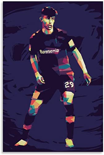 Puzzle für 200 Teile Der berühmte Superstar-Fußballer Kai Havertz Holz Puzzlespiel Erwachsenen und Kinder Puzzle Poster 200 Piece 13.7x9.8inch(35x25cm) Kein Rahmen