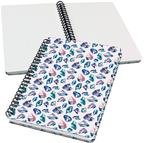 Sigel Spiralblock Jolie A5 dotted Bullet Journal Violett Blau 120 Seiten | JN616, Vegan, nachhaltiges Papier