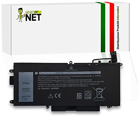 new net Batteries - Batería K5XWW [ 7.6V - 7890mAh ] Compatible con dell Latitude 7390 2-en-1 1634 VT8T1 P8Y6Y K1DXK G5NNH 9YT22 8CPV9 59TNW 1VDD0 4243 4074 TJ4H 4FR. 20X 7V9WY 93KC3 G3D99