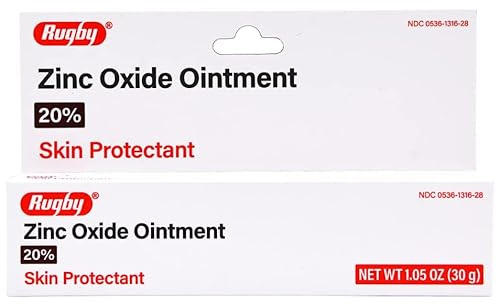 Rugby Zinc Oxide Ointment 20% Skin Protectant - 1.05 Oz