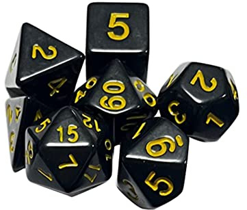 Asukohu DND-Dice Set di dadi poliedrici acrilici a bordo affilato per giochi di ruolo da tavolo per giochi di ruolo da tavolo D&d-dadi vassoio verde con coulisse