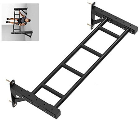 OLSKFUH Klimmzugstangen für die Tür, mehrere Stangen, Reckstange, Kraft-Fitnessstange, Zugstange für Zuhause, stabile Dreiecksbasis (schwarz, 119 x 63 x 45 cm) (schwarz, 119 x 63 x 45 cm)