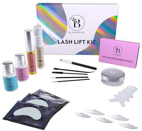 Lifting Pestañas Kit Profesional, Kit Pestañas Dura 6-8 Semanas, 15 Usos, Lash Lift Kit con instrucciones, Kit Lifting de Pestañas para Principiantes/Profesionales, kit de pestañas Eficaz