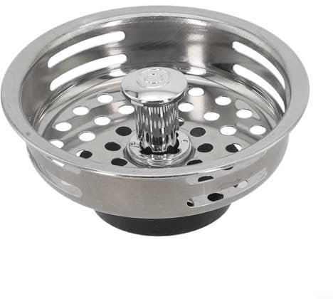 Passoire de cuisine Bouchon d'évier， Diamètre de 85 mm, assure un drainage propre et sans blocage