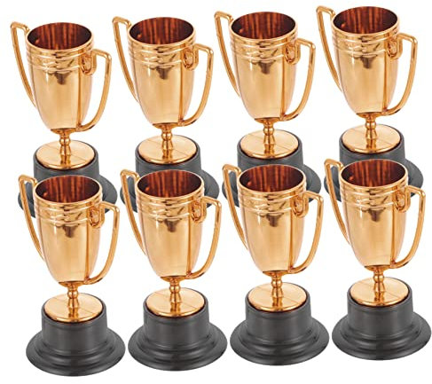BESPORTBLE 8stücke Mini-pokale Für Junge Mädchen Kleine Pokale Als Teamgeschenke Teilnehmerpokale Basketballpokale Pokaldekoration Wettbewerbsauszeichnungen Für Junge Mädchen Pokale Für Pokal