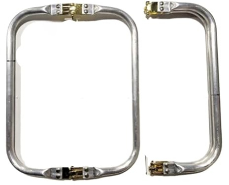 AMENGJ Clutch per Borse Uncinetto Chiusura a Scatto for Borsa in Metallo Fai da Te, for Accessori Sartoria e Cucito(22cm)