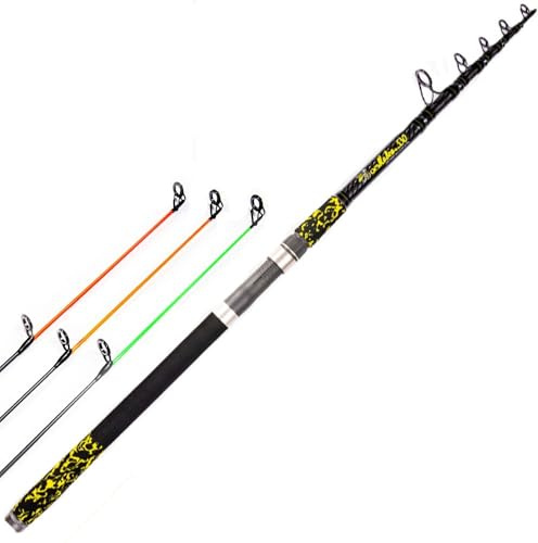 Stipprute 3,0 m,6 + Spitzen Teleskopische leichte Carbon-Angelrute(330cm 20-160g)