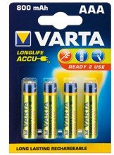 Varta Varta - 'ready to use' (56703), Akku Ni-MHmicro (AAA), 1, 2V 800mA