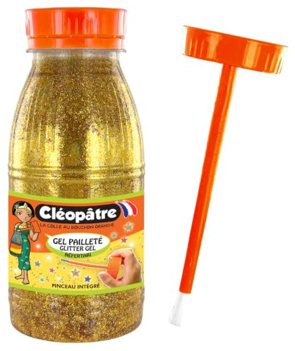 Cléopâtre - GP250-872 - Gel Pailleté Or - Flacon 250 ml 24 x 13 x 16 cm