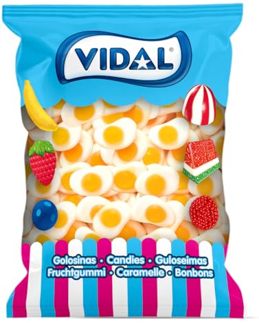 Vidal Golosinas. Huevos Fritos Brillo. Bolsa 250 unidades.