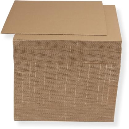 100 Stück LP Versandfüllplatten 315x315 mm Kartonzuschnitte Wellpappenzuschnitte