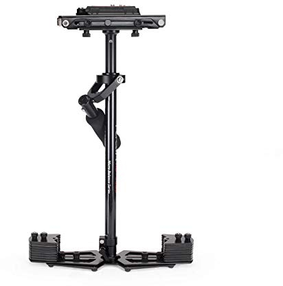 Estabilizador de vídeo para cámara de Mano FLYCAM HD-5000 con Placa de liberación rápida y Abrazadera de Mesa. Cardán de 3 Ejes con empuñadura de Espuma. Carga útil hasta 1-5 kg ​​(FLCM-HD5-QT).