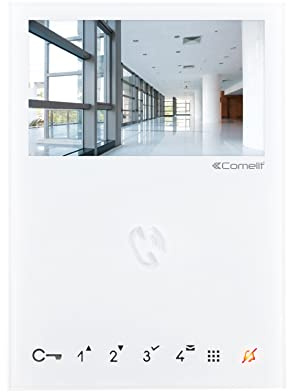 Comelit Group Innenstation Video 6722W Mini HF Weiss VIP Innenstation für Türkommunikation 8023903282412