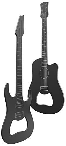 Pekicn Lot de 2 décapsuleurs en acier inoxydable en forme de guitare