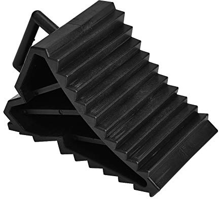 Auto Rad Unterlegkeil, solide ABS Auto Anti-Rutsch Block Reifen Rutsch Stopper Radausrichtung Block Reifen Stützkissen (2er Pack)