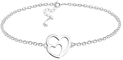 Sofia Milani - Damen Armband 925 Silber - Herz Anhänger