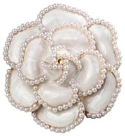 Gimiro Broche pour femme, camélia, strass, perles, roses, épinglette, pour robe blazer, accessoire de mode de mariage, Métal
