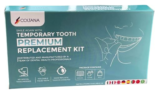 Coltana Zahnersatz für fehlenden Zahn - Temporärer kosmetischer Zahn | Alternative zu Implantaten