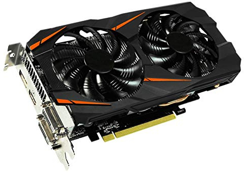 Taygate Scheda grafica da gioco Scheda grafica Fit For Gigabyte GeForce Graphics Card GTX 1060 Windforce OC Schede video 3 GB integrate con memoria da 3 GB GDDR5 192BIT per PC