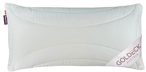 Goldeck Austria ECO Vital G-LOFT® Kopfkissen – Höhenverstellbar, 95°C Waschbar & Atmungsaktiv – Ergonomisch & Allergikerfreundlich (40x80 cm)