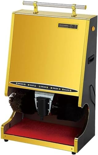 Machine automatique à cirer les chaussures, avec poignée, cireuse à chaussures entièrement automatique, machine à brosse à chaussures électrique domestique, machine automatique en acier inoxydable for