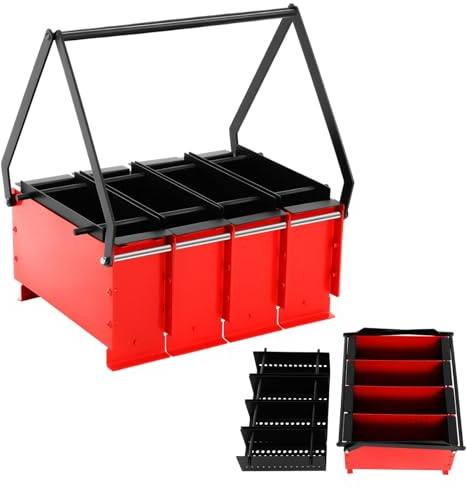 QUSKLISU Paper Brick Machine, Paper Log Briquette Maker Portable Manual Paper-Press Machine Newspaper Clumping Press Fire Free Eco Recycle Newspaper Fuel Block for Indoor Outdoor Home Garden