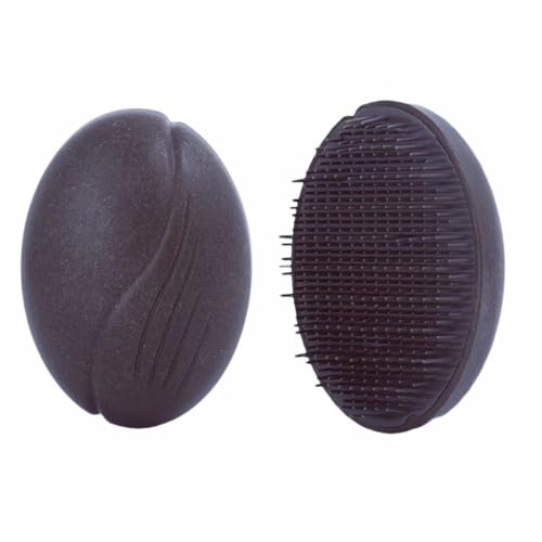 Haarbürste ohne Ziepen, Kaffeesatzmaterial Hair Brush, Haarbürste für Nasses und Trockenes Haar, Anti-Knoten Kopfhaut Massagebürste für Lange und Kurze Haare von Damen Herren, 1 Stück