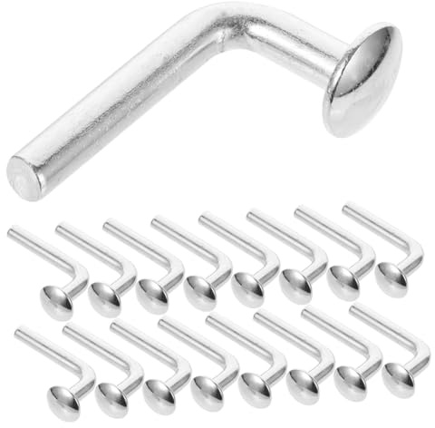 Amosfun 100piezas Pernos De Seguridad Para Estanterías De Palés Clips Pasadores Alta Resistencia Fácil Instalación