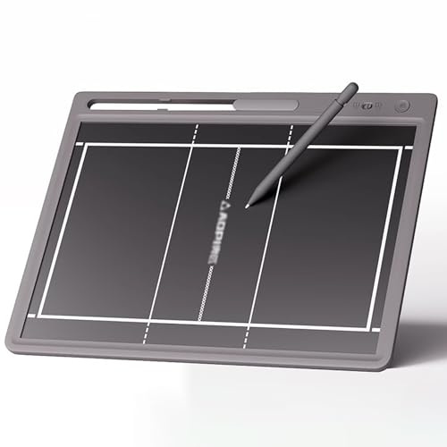 Pizarra Táctica de Voleibol LCD, Pizarra Electrónica de Entrenamiento de Voleibol, Ligera y Portátil, con Bolígrafo de Inducción, para Entrenamiento Práctico